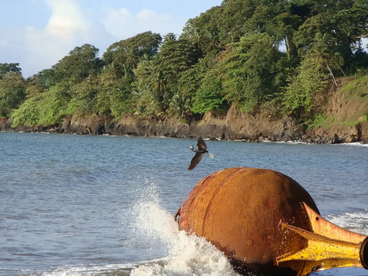 Costa de la isla de Bioko