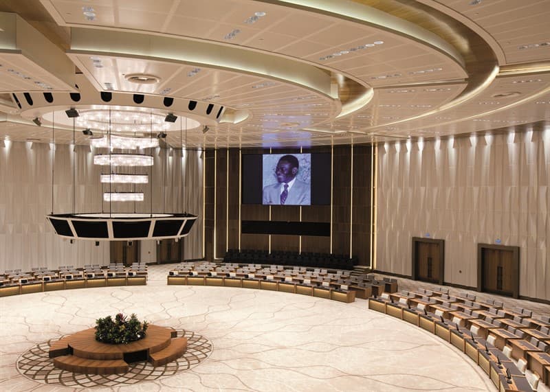 Auditorium principal des délibérations